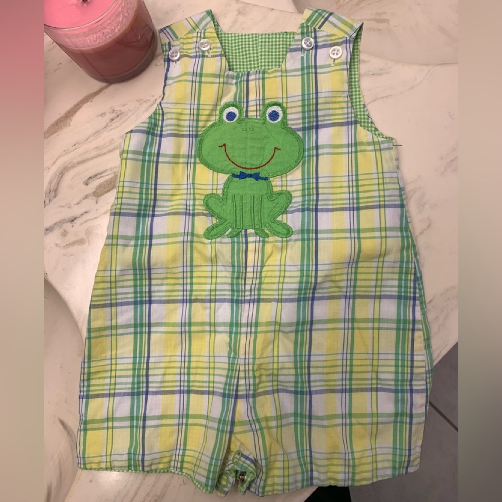 Frog plaid Jon Jon